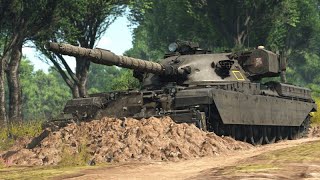 Warthunder Chieftain Mk3 Gameplay 720p [upl. by Anwaf]