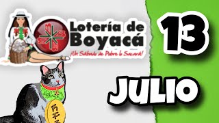 Resultado LOTERIA DE BOYACA Sabado 13 de Julio de 2024 [upl. by Retse857]