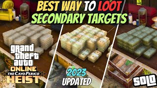 BEST WAY to LOOT Secondary Targets in Cayo Perico Secondary Loots Money amp Locations Solo Guide 2023 [upl. by Atnes]