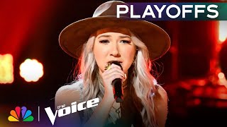 Christina Eagle Flexes Her Skills on Reba McEntires quotFancyquot  The Voice Playoffs  NBC [upl. by Regazzi]