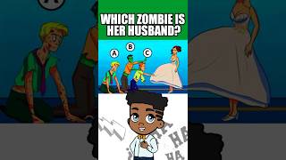 WHICH ZOMBIE IS HER HUSBAND riddle quiz [upl. by Enitsrik]