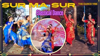 Sur ma Sur Milai tal ma tal Beautiful dance 🔥classical dance [upl. by Kramlich84]