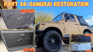 Part 34 Suzuki Samurai Restoring Doors Suzuki Jimny Sierra [upl. by Holland]