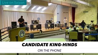 CNMI Delegateelect King Hinds comments on election results [upl. by Lyrak]