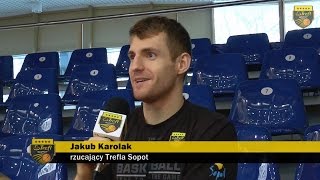 Kwestionariusz w 5 sekund  Jakub Karolak  Trefl Sopot [upl. by Lotte859]