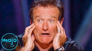 Top 10 Funniest Robin Williams Moments Well Never Forget [upl. by Adnerol]