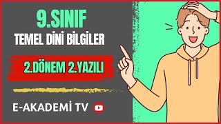 9Sınıf STemel Dini Bilgiler 2Dönem 2Yazılı Çalışma Soruları Lise4Ünite İslam 1 [upl. by Ilona]