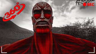 VR 360° Colossal Titan in real life  Top Secret 2022  360 video 4K [upl. by Suu762]