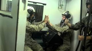 hypoxia training in the low pressure chamber at aircrew school [upl. by Teiluj481]