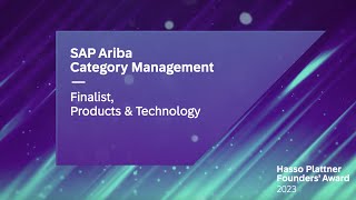 SAP Ariba Category Management [upl. by Aihsetel]