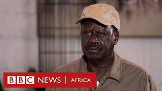 Raila Odinga on antigovernment protests in Kenya  BBC Africa [upl. by Chader]