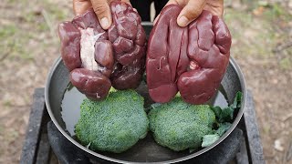 Beef Kidney And Broccoli Recipe  Easy Tender And Juicy Beef Kidney And Vegetable Stir Fry [upl. by Mcclees]