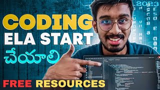 How To Start CODING From Basics🔥 DSA Beginner Guide In తెలుగు [upl. by Koppel493]