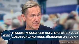 ISRAEL quotDeutschland muss jüdischer werdenquot I Mathias Döpfner im ExklusivGespräch bei WELT [upl. by Yren767]