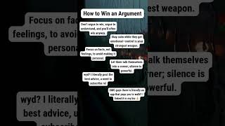 How to win an argument 💯 [upl. by Ecinrahs]