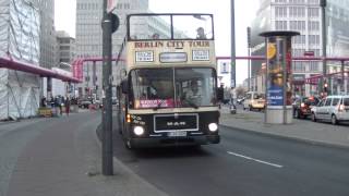 MAN SD200 SD77 in Berlin Berlin City Tour 720p [upl. by Esirrehc]