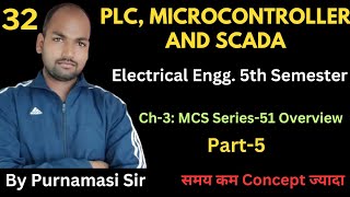 32 PLC MICROCONTROLLER amp SCADA  Ch3  MCS Series51 Overview PolytechnicPathshala [upl. by Anairol]