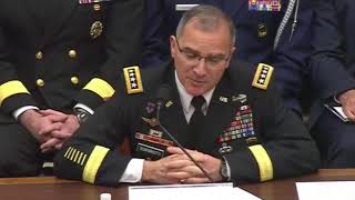 Rep Courtney questions General Curtis M Scaparrotti on increased Russian submarine activity [upl. by Kcirtapnhoj]