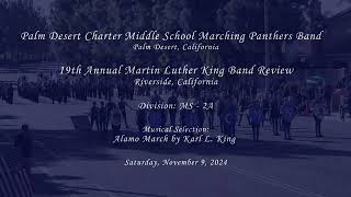 Palm Desert Charter MS  Alamo March  2024 Martin Luther King Band Review [upl. by Cogn563]