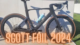 Review 2024 SCOTT FOIL RC  new Shimano 105 12 Speed [upl. by Llenaej86]