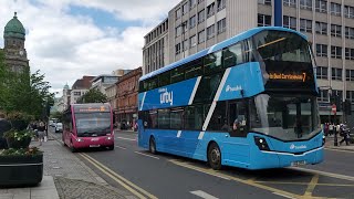 Buses at City Hall Belfast [upl. by Arvy]