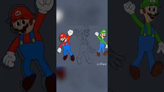 Brothership  Speedpaint mario marioandluigi ibispaintx marioandluigibrothership speeddrawing [upl. by Naanac235]