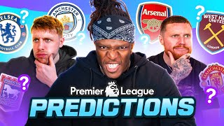 SIDEMEN PREMIER LEAGUE PREDICTIONS [upl. by Drobman]