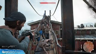 Days Gone  Saw Mill Horde Walkthrough Biggest Horde Battle [upl. by Hpesoj]