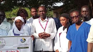 Walk for Health Faraba stages a major health Screening Exercise in Faraba [upl. by Ertnom893]