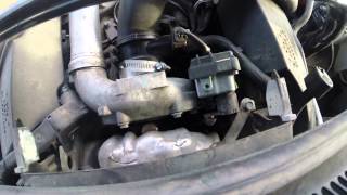 Mercedes OM642 Turbo Actuator Movement [upl. by Fujio200]