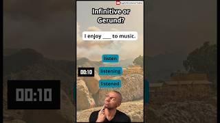 Infinitive or Gerund  Challenge Your English Solve These Tasks english englishquiz [upl. by Eseuqcaj]