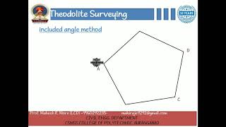 Methdo of traversing  Included angle method [upl. by Octavla469]