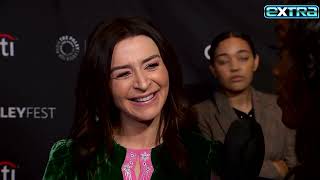 ‘Grey’s Anatomy’ Caterina Scorsone Is SCARED About Season 19 Finale Exclusive [upl. by Berey743]