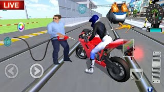 ✅3D Driving Class Simulator Bullet Train Vs Motorbike  Bike Driving Game  Android Gameplay [upl. by Alistair]