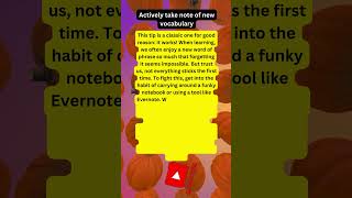 Actively take note of new vocabularyhttpswwwyoutubecomENGLISHDATTVfeatured [upl. by Gilroy257]