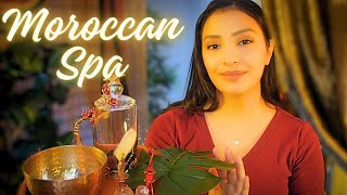 ASMR Moroccan Spa  Soothing Facial Hair Treatment and Massage [upl. by Almita]