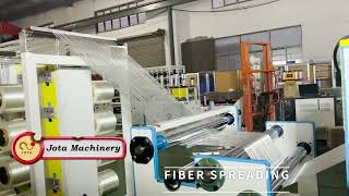 GlassCarbon Fiber Adjustable Spreading Equipment on Prepreg Machine [upl. by Misab]