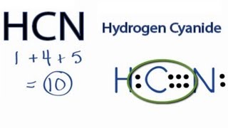 HCN Lewis Structure How to Draw the Lewis Structure for HCN [upl. by Yretsym]