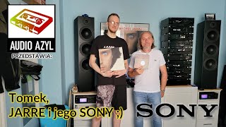 Sony i JMJARRE u Tomka Audio Azyl 301 VintageaudioPRL HiFi UNITRA [upl. by Alekat]