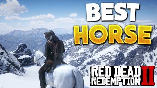 Red Dead Redemption 2 Best Horse How To Get Arabian White Coat Horse Location RDR2 Best Horse [upl. by Marilou]