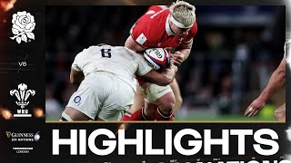 HIGHLIGHTS  🏴󠁧󠁢󠁥󠁮󠁧󠁿 ENGLAND V WALES 🏴󠁧󠁢󠁷󠁬󠁳󠁿  2024 GUINNESS MENS SIX NATIONS RUGBY [upl. by Fronia319]