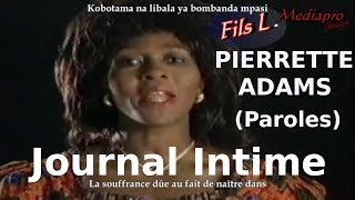 Pierrette Adams  Journal Intime  Paroles en Lingala et français Lyrics [upl. by Anazraf]