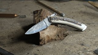 Tutoriel fabrication couteau damascus piémontais avec une meuleuse dangle et les abrasifs Norton [upl. by Abdulla]