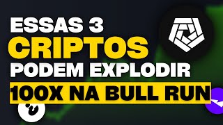 ESSAS 3 CRIPTOMOEDAS GEMAS FORMARÃƒO MILIONÃRIOS NA BULL RUN EM 2024 E 2025 [upl. by Kinnon71]