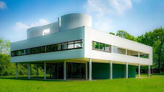 A Look At Villa Savoye Poissy France Outskirts of Paris [upl. by Popper201]