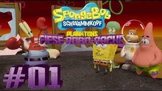 Lets Play Spogebob  Planktons fiese Robo Rache 01 Deutsch  Spongie ist zurück [upl. by Muna]