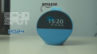 Echo Spot 2024 die Halbkugel von AMAZON  UNBOXING amp Einrichtung [upl. by Oirogerg]