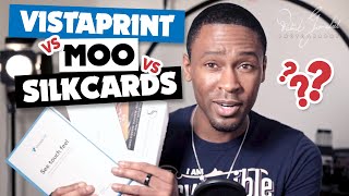 VistaPrint vs Moo vs SilkCards part 1 🤔 [upl. by Nathanoj139]