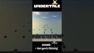 UNDERTALE  Bergentrückung  ASGORE part 5 Minecraft Noteblockshorts undertale Asgore [upl. by Schlosser]