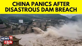 China Dam Breached  Dam Breach Triggers Floods In Central China  English News  N18G  News18 [upl. by Trofmoc329]